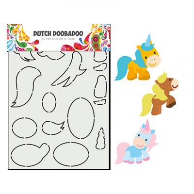 Dutch Doobadoo Card Art Built Up - Built Up Pferd